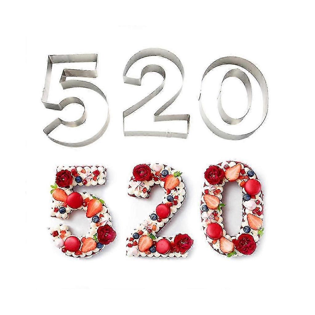 0-8 Numbers Cake Mold Cake Decorating Tools Confectionery Maker Birthday Cake Tools