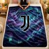 Flanelinis pledas Juventus FC Šiltas minkštas pledas naudojimui patalpoje ant sofos, lovos, svetainėje