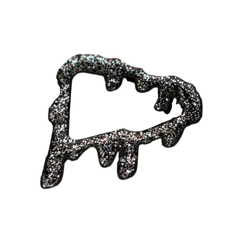 

Металлические булавки для шляп, броши для бейсболок, креативные мультяшные эмалевые значки, аксессуары для одежды, нескользящие значки, украшения для шляп чёрный