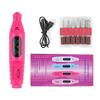 Kit de lime à ongles électrique portable Machine à polir exfoliante Manucure Pour le bricolage à la maison et le salon de manucure