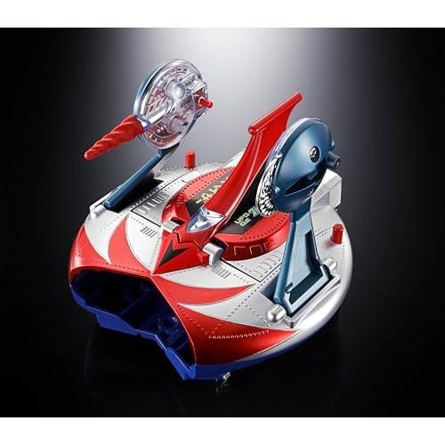 TAMASHII NATIONS Chogokin UFO Robot Grendizer Deluxe Grendizer & UFO Spazer, approximately 135mm & 120mm, die-cast, ABS & PE pre-painted action figure