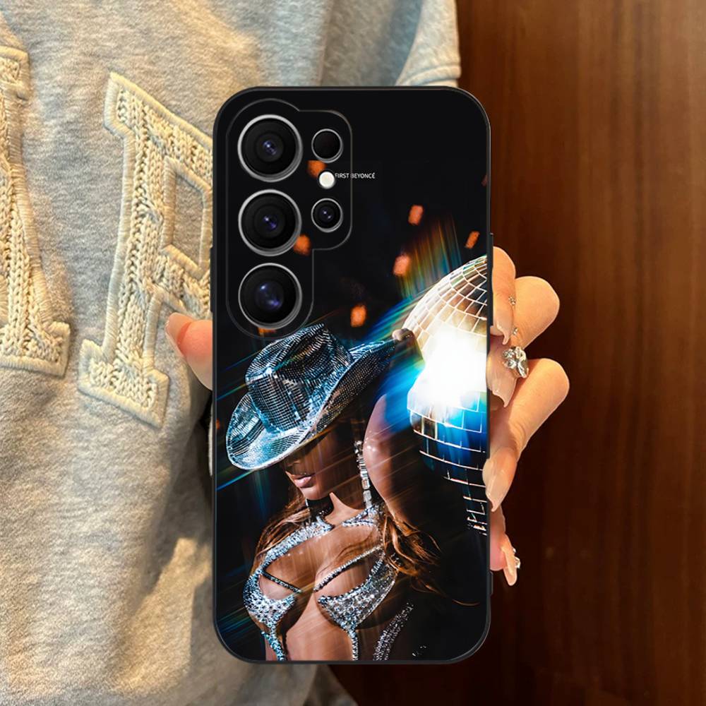 B-Beyonce Hete Zangeres Telefoonhoesje Voor Samsung S 24 Fe 25 Ultra Plus 20 Lite 21 30 22 23 24 22 Ultra 5G Fundas