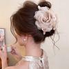 Flower Hair Claw Clip For Women Barrette Slip Resistant Hair Accessory Elegant Design Styling