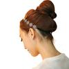 Lady Girl Fashion Sweet Metal Hollow Rose Flower Elastic Hair Band Headband
