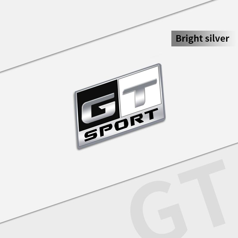 Auto Metal GT SPORT Grille Logo Car Styling 3D Badge Decals Trunk Sticker For Seat Cupra Abarth Mazda Jeep Ford Toyota Honda ALQ1