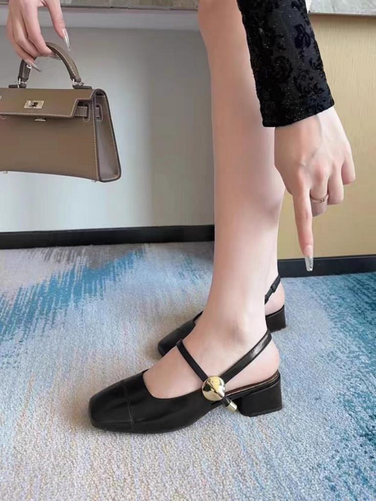 Fashion 2025 New Pumps Women Japanese Style Sandals Designers Woman Fashion Shallow Slip On Women Shoes Ladies Casual Outdoor High Heels