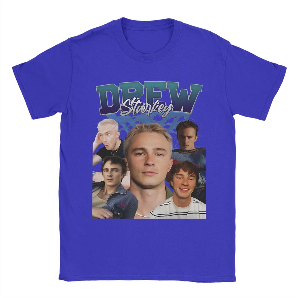 T-shirt Drew Starkey Estate Hip Hop T-shirt Unisex Puro Cotone Girocollo 4xl 5xl 6xl Top Divertenti Manica Corta