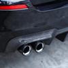 BMW 5 Series F10/F18 M5-Style Quad Exhaust Tailpipes, Stainless Steel & Carbon Fiber for 520, 525, 530li.
