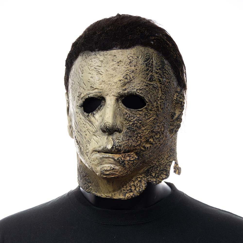 

2022 Halloween Ends Michael Myers Horror Mask Cosplay Bloody Creepy Demon Killer Latex Helmet Party Carnival Costume Props