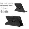 For Samsung Galaxy Tab A7 10.4 (2020) Case Rotating Stand Card Holder Smile Imprinted Microfiber Leather Tablet Cover