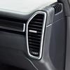 Chrome Car Air Conditioning Outlet Front Rear Air Vent Adjust Paddle Strip Cover Trim For Porsche Cayenne 2018-2021 Accessories