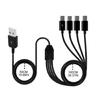 Multi Charging Cable USB C Splitter Cable 4 in 1 Fast Charging Cord Cable