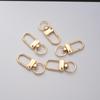 Lobster Clasp Keychain Set: 8-Shape Buckle, Four-Section Chain, Three-Piece DIY Jewelry & Bag Accessories