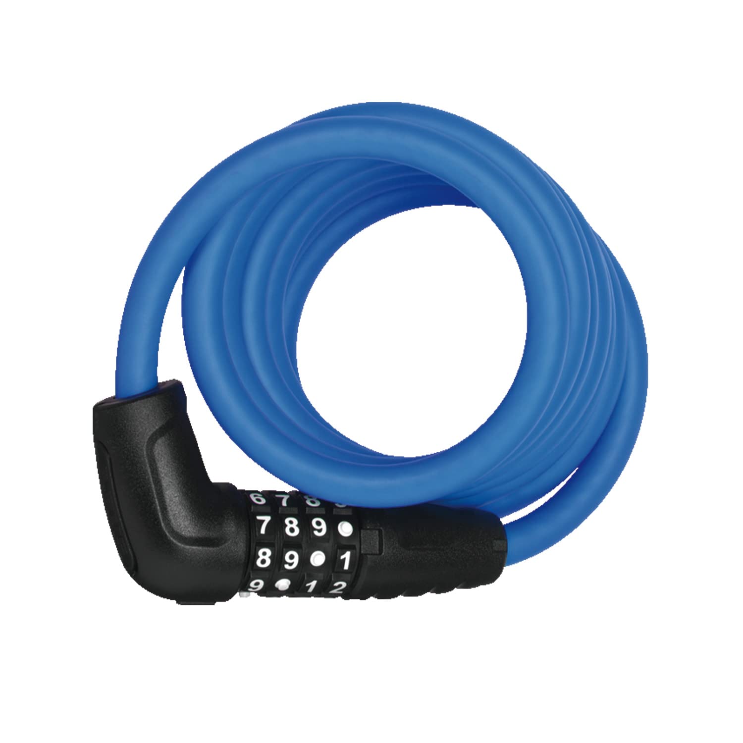 

ABUS Bicycle Road Bike Cable Combination Blue Lock, Lock, Lock, Type, 80cm, [NUMERO 5510C] синий