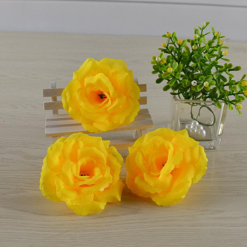 

10 шт. 8 см искусственные головки роз ручной работы для свадебной вечеринки украшения дома комнаты праздничные принадлежности для вечеринки ко Дню святого Валентина