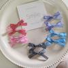 2pc Cute Plaid Bow Hair Side Clips Hairpin for Women Girls Kids Headband for Party School Work Hair Accessories Headwear