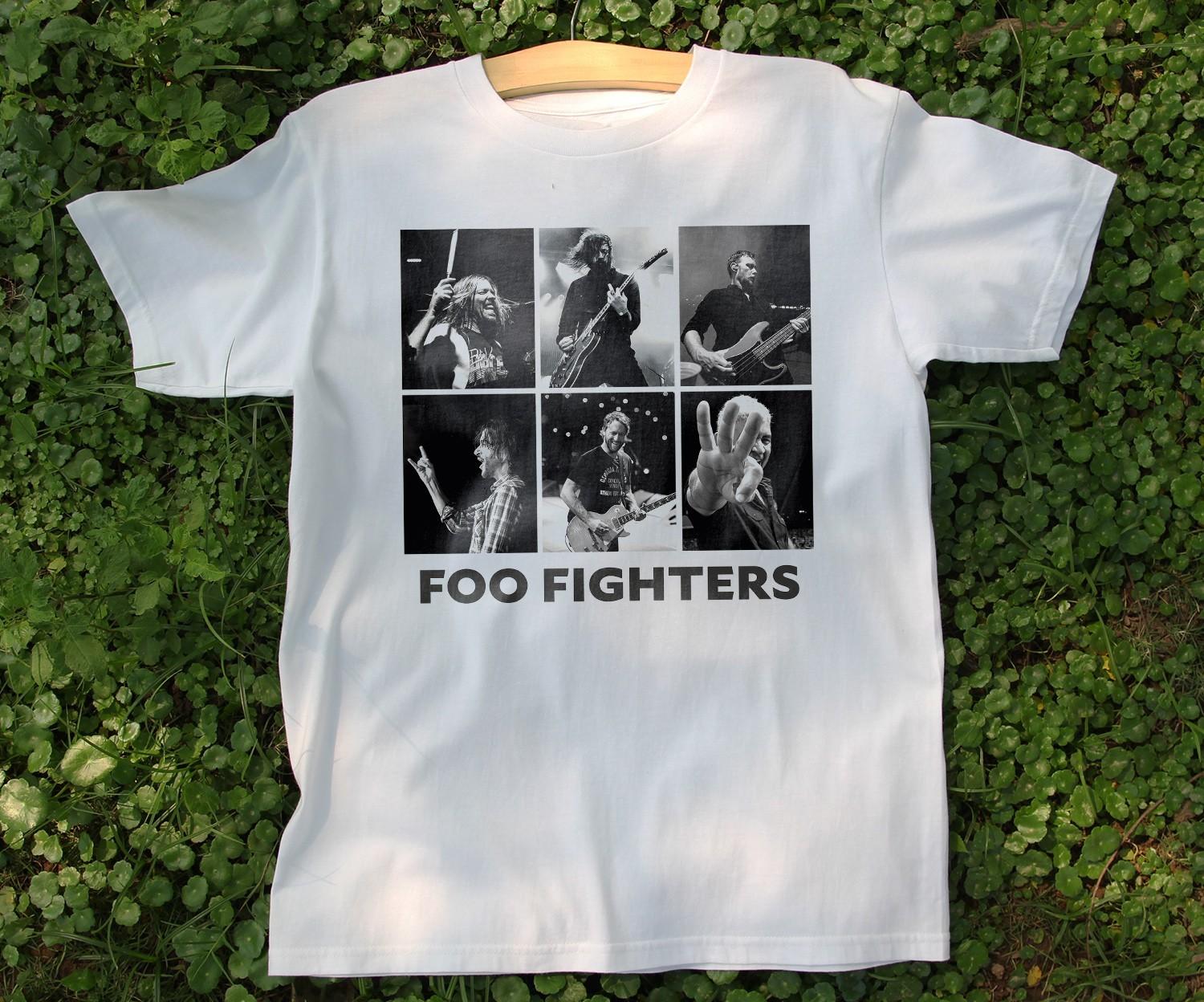 Foo Fighters Special Guests Rock Band White Unisex T-shirt Size S-5XL L