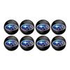 8/12Pcs Car Logo Door Shock Absorbing Pad Gasket Sticker For Subaru STI Legacy Levorg XV Mpreza Forester Crosstrek Impreza WRX X1