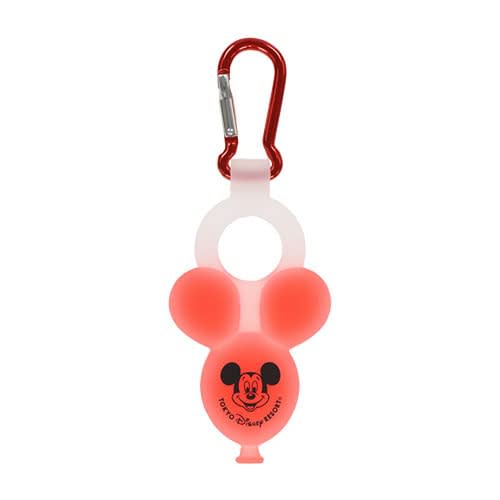 Mickey Mouse Carabiner Bottle Holder, Tokyo Disney Resort Exclusive, Mickey Balloon (Red)