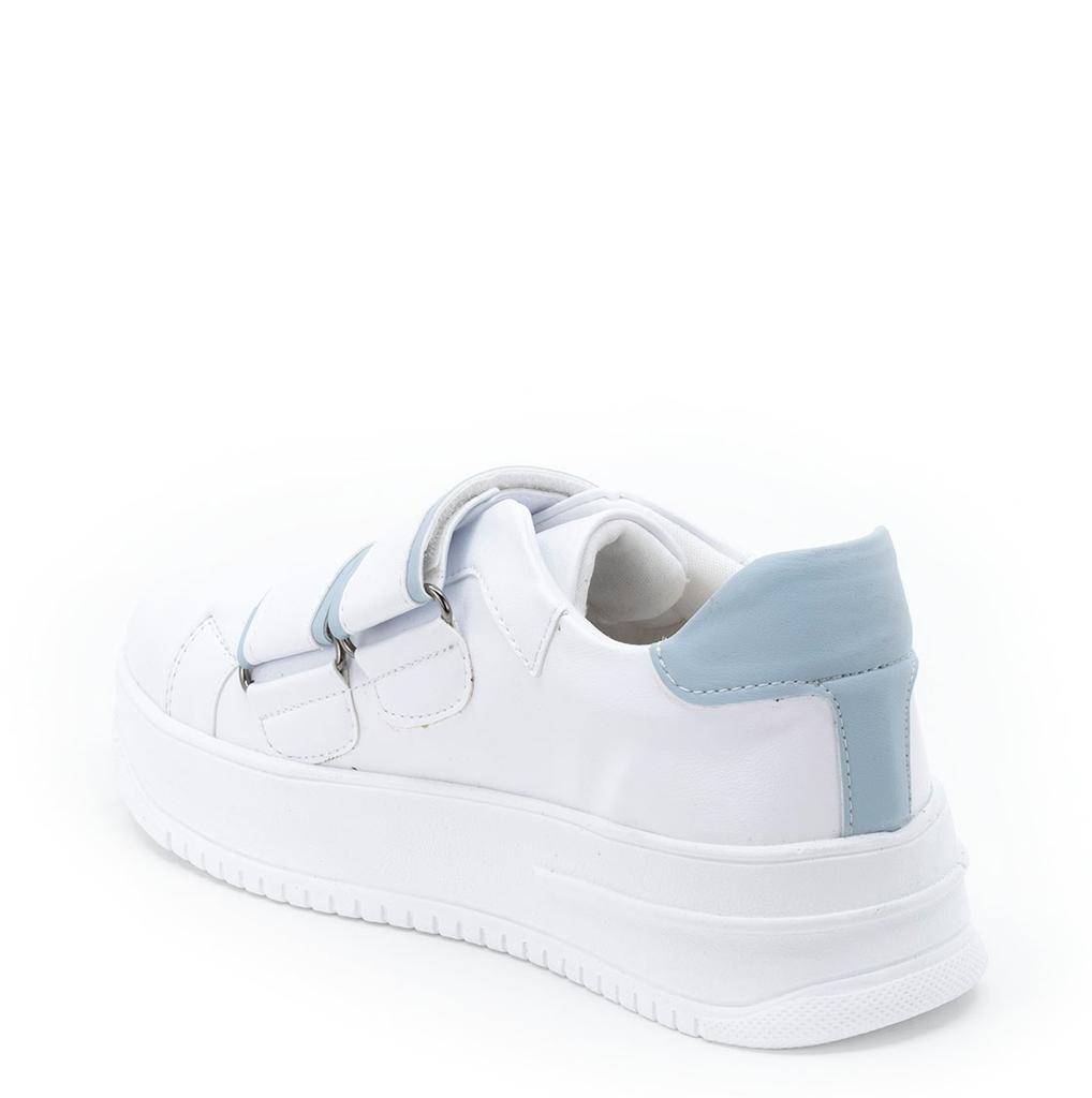 Damen-Sneakers mit dicker Sohle und Klettverschluss, Freizeitschuhe