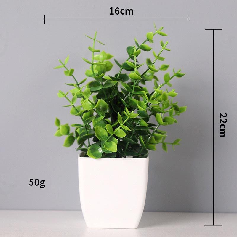 1 Set White Plant Pots With Small Hanging Frost Artificial Plants, Hanging Frost Effect Artificial Plants Come To Life, Includes Pots