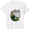 Wassermelonen Katze Alberne Katze Meme T-Shirt Ein lustiges Wassermelonen-Print-Shirt ist ein stilvolles Unisex-Oberteil für Männer und Frauen.