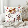 Süßer Cartoon CCocochan Kissenbezug Schlafzimmer Sofa Wohnzimmer Rückenlehne Dekoration Quadratisches Kissen Nickerchenzeit