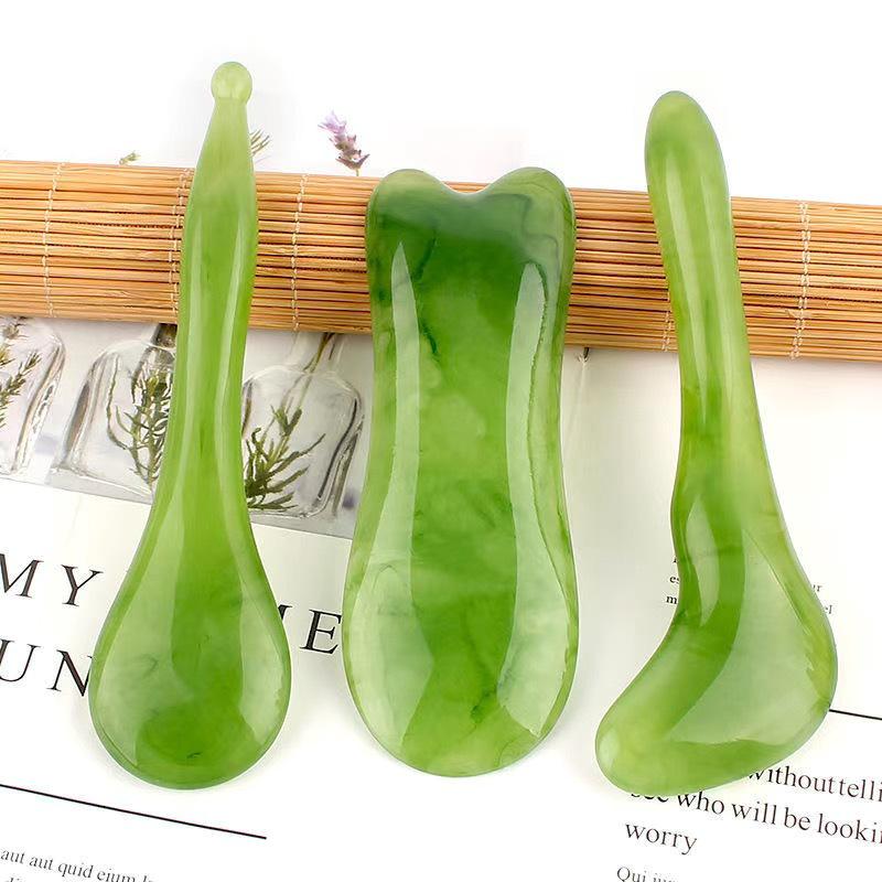 Facial Meridian Lifting Brush & Foot Acupoint Acupressure Pen Gua Sha Massager
