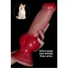 Liquid Silicone Shaped Dog Dildo Rear Anal Plug Dildo Female Masturbator Sex Products