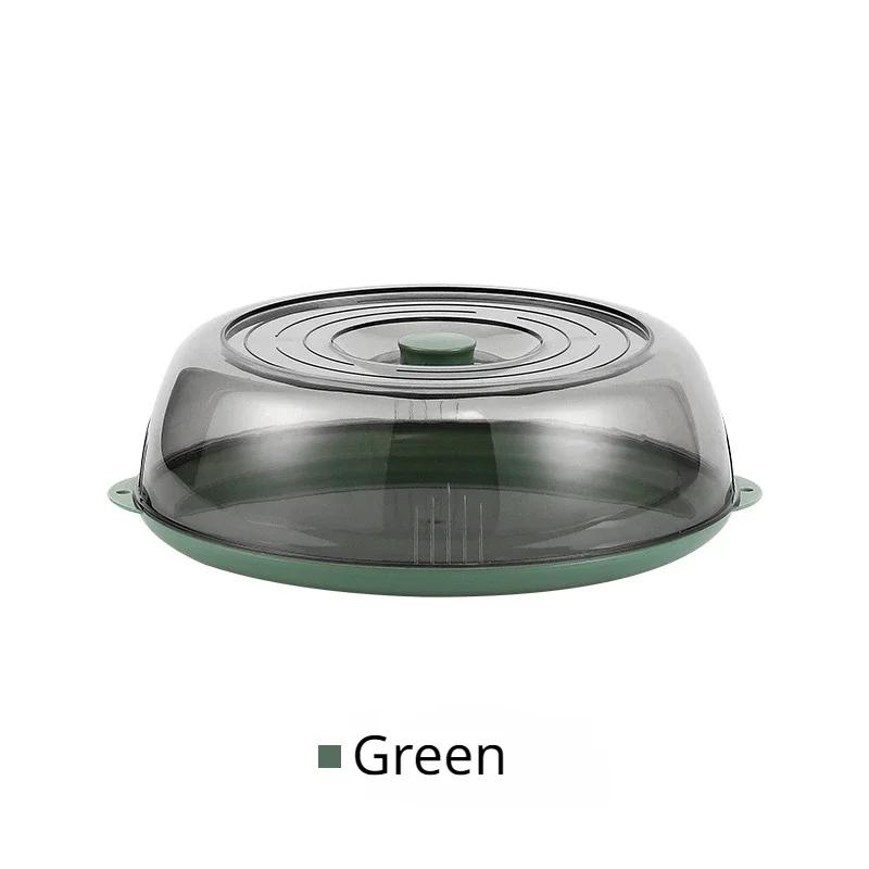 

Бытовая крышка для еды Изолированная крышка для овощей Многослойная прозрачная пыленепроницаемая крышка для изоляции еды от насекомых Кухонные гаджеты зелёный