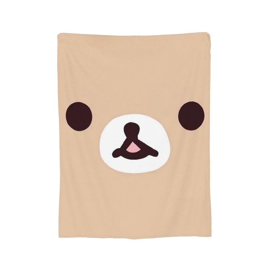 Cartoon Rilakkuma Blanket Velvet All Season Breathable Lightweight Throw Blankets for Bedding Car Rug Piece