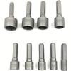 Wind-Proof Socket Set, Hot-Treated, 6.35mm Hexagonal Side-by-Side, 5-13mm Thread Size