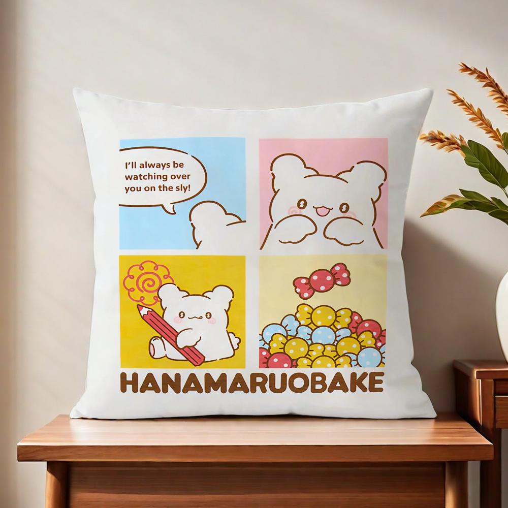 Hhanamaruobakee cartoon cushion cover For Pillow Printing Sofa Decoration Home Car Room Coffee Shop Office Nordic Simplicity