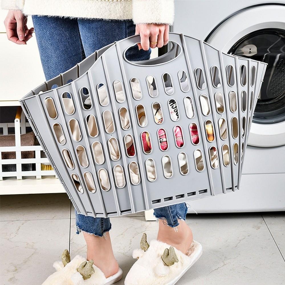 Bohemian Portable Laundry Basket Breathable Wall Mounted Storage Basket Home Bathroom