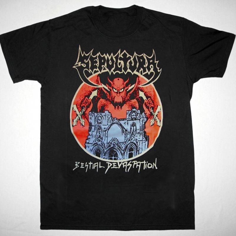 

Sepultura SEPULTURA BESTIAL DEVASTATION Band Unisex Shirt Adult Tee GE055 Unisex T-Shirt M