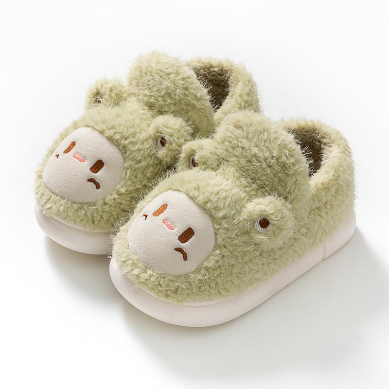 

Хлопковая обувь зимняя женская родильная теплая бархатная домашняя тапочки для родителей и детей из хлопка сумка на каблуке нескользящая домашняя пушистая обувь оптом 40-41 (suitable for sizes 39-40)
