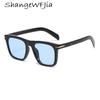 Classic Men'S Square Sunglasses Fashion Brand Designer Rivet Retro Women Sun Glasses Uv400  Driver Eyewear
