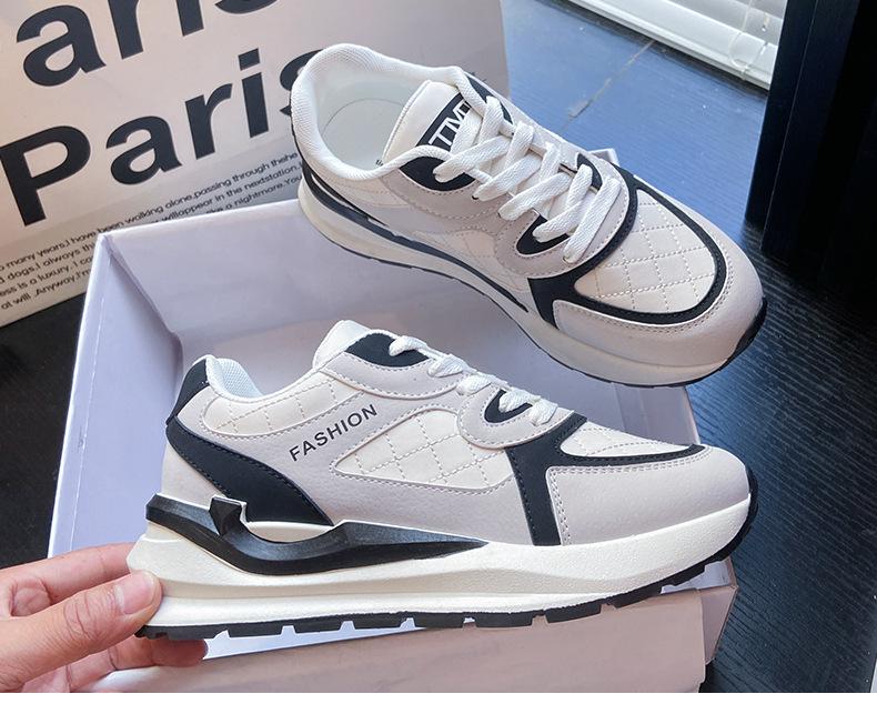 2024 Autumn New Trendy Fashion Casual Sports Footwear Retro Color Matching Forrest Sneaes Casual Shoesker Women