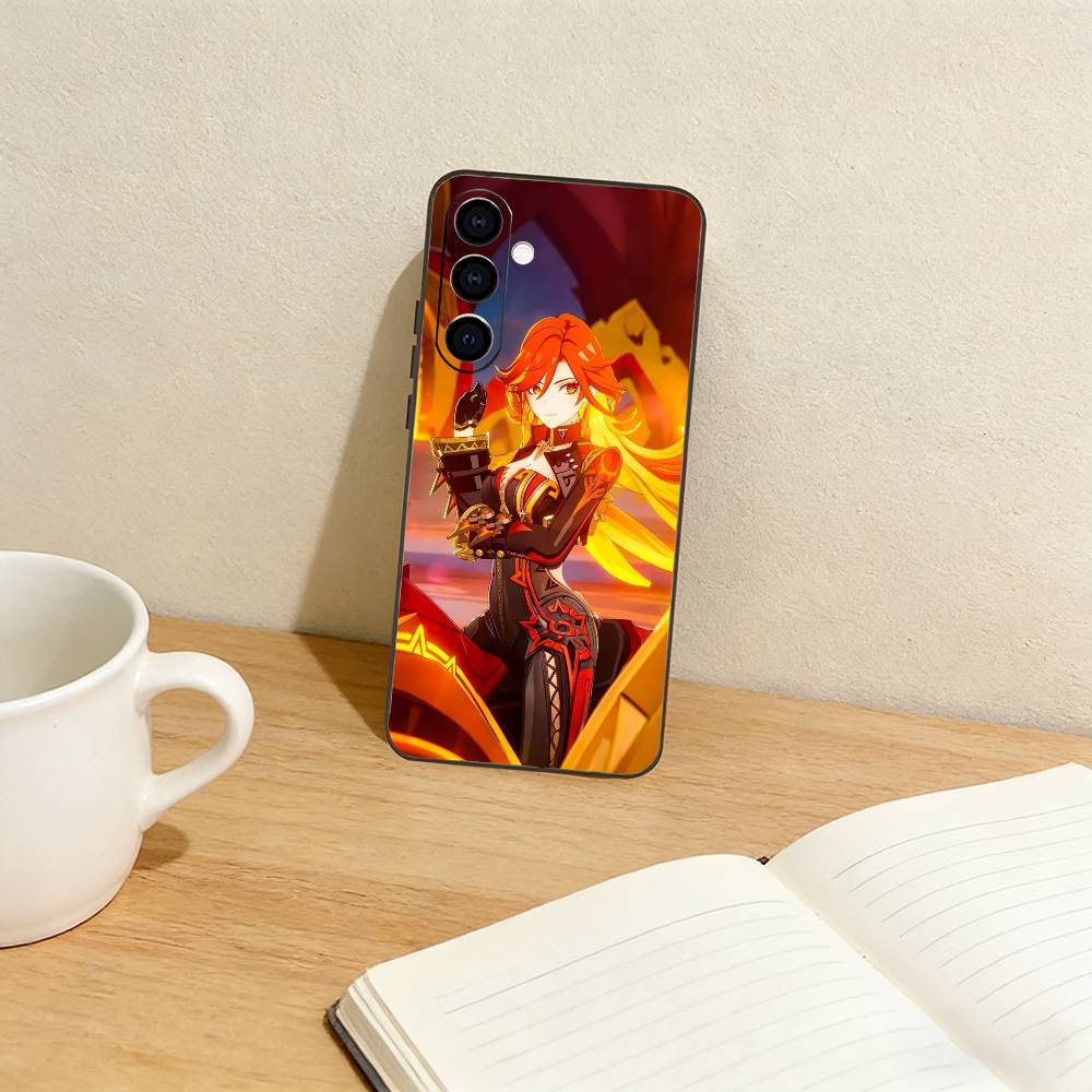 COOL Marveka Genshin Impact   Phone Case For Samsung Galaxy A73,A72,A71,A70,A53,A52,A51,Others Soft Black Cover