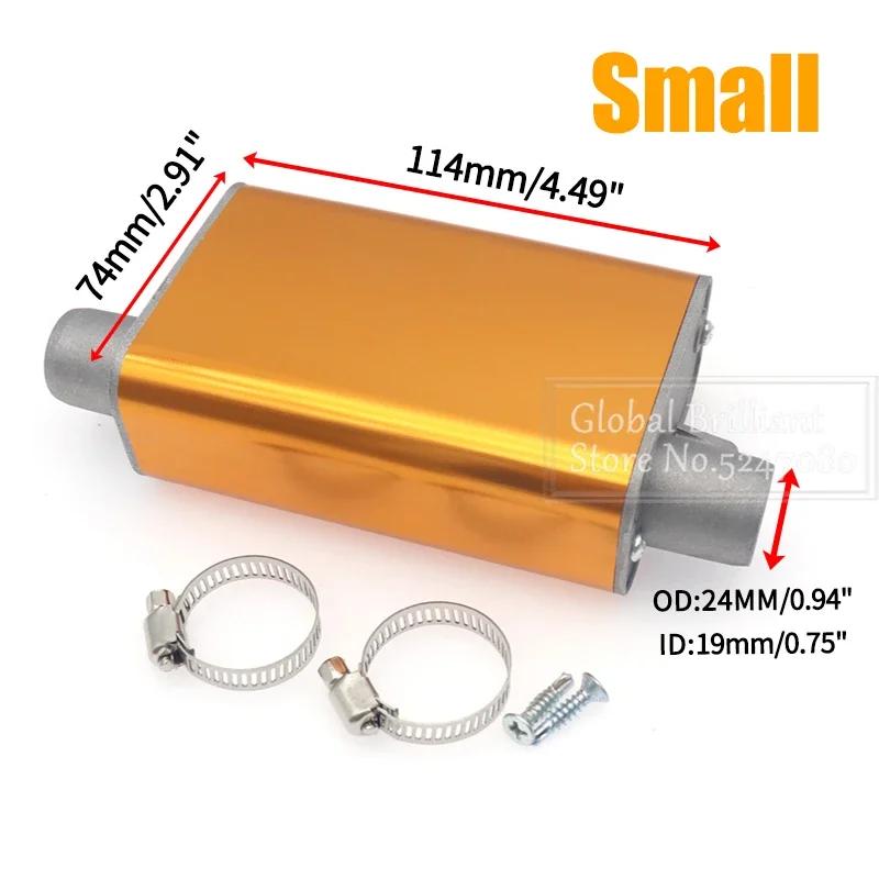 24mm Muffler Silencer S Curved Air Diesel Parking Heater Exhaust Pipe Aluminum Alloy For Car Truck VAN for Webasto Eberspacher