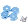4pcs Aluminum Wheel Hex Nut With Pins Drive Hubs Upgrade Parts For Car Himoto 12MM 4P HSP 4WD RC 102042 1/10 Play Entertaining Safe Kid Friendly Fun