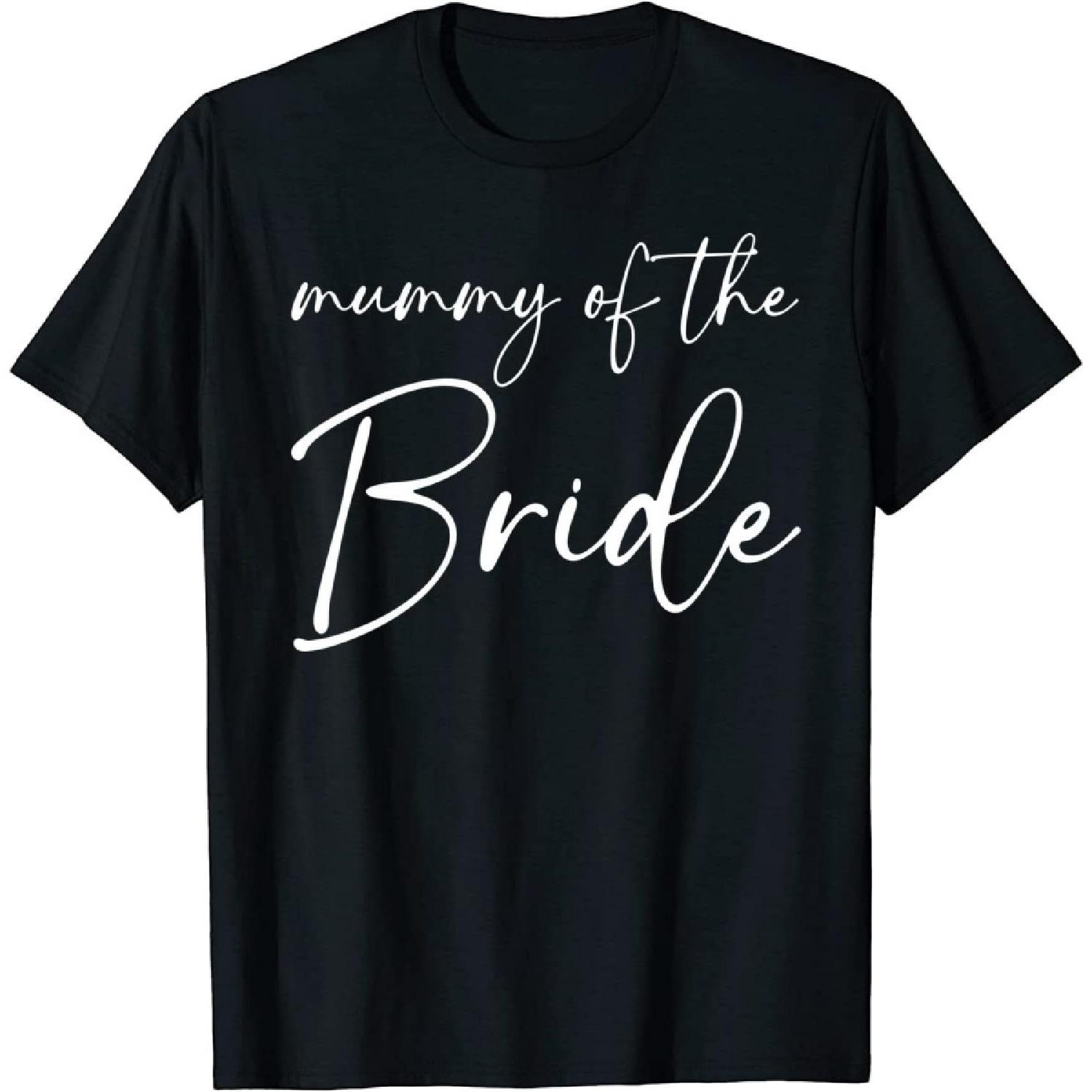 Mummy of The Bride Wedding Party Shirt Gifts for Mummy T-Shirt for Men Women Kids Black XXXXXL разноцветный