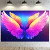 Colorful Wing Design Party Background 1 Piece - Suitable for Birthdays Anniversaries Christmas Thanksgiving  indoor/outdoorZ