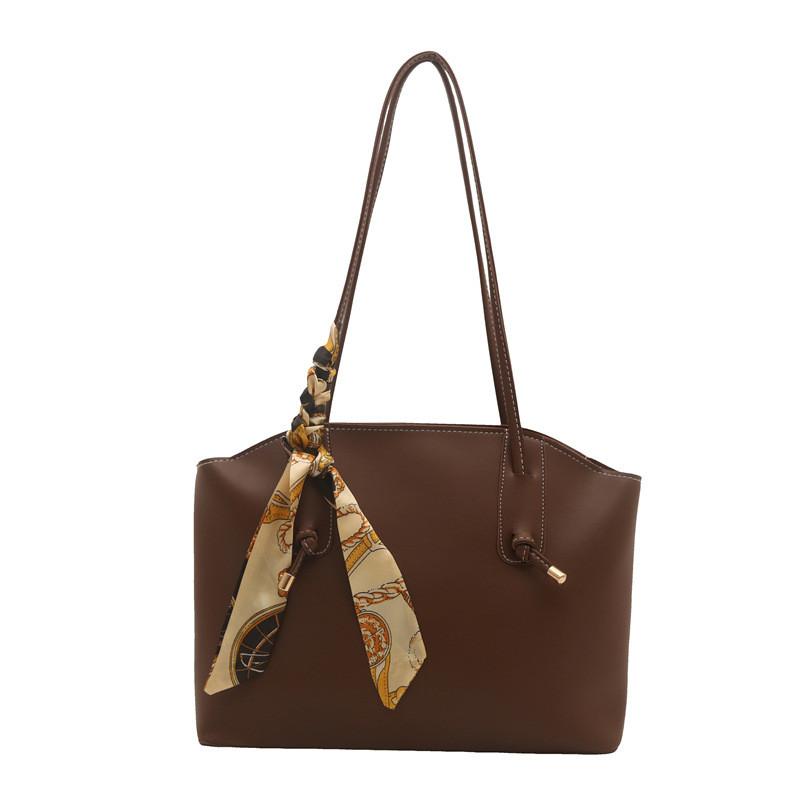 Borsa a Tote Grande Classica in PU con Chiusura a Zip per il Pendolarismo Quotidiano e l'Uso Scolastico