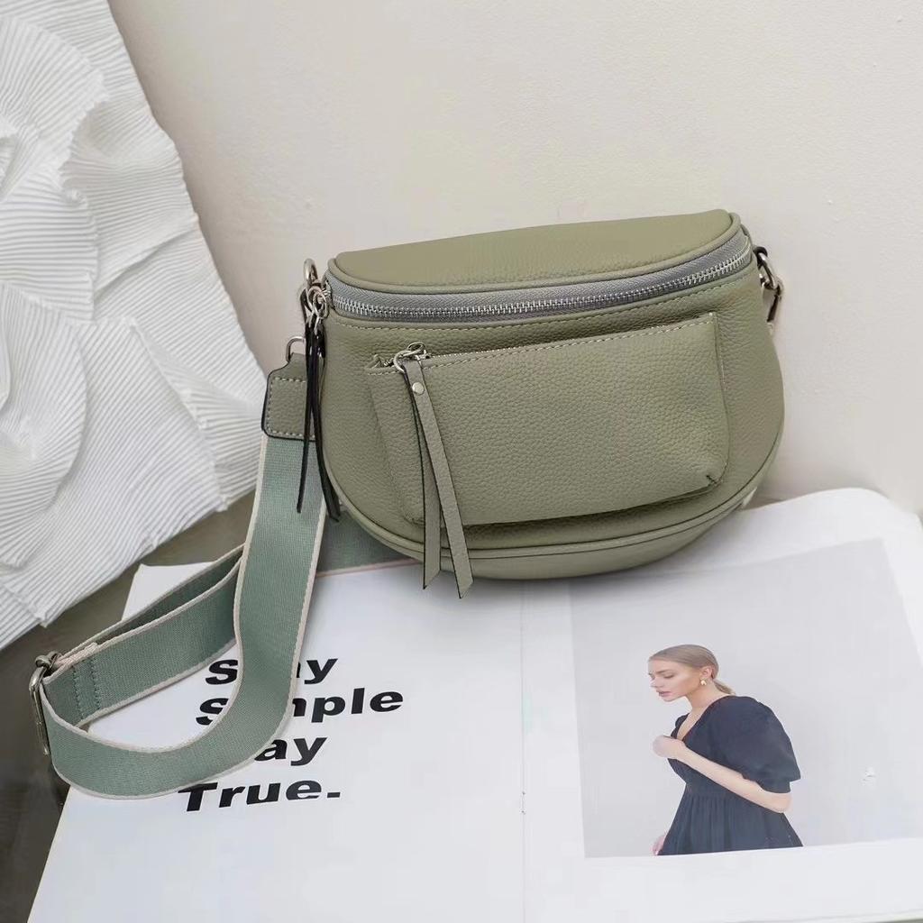 2025 fashion leather bags woman chest bag shoulder crossbody bags lady purse
