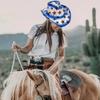 Urlaub Cowboyhut Weihnachtsgeschenk für Erwachsene Teenager Unisex Cowgirlhut für Karneval Julykostüm