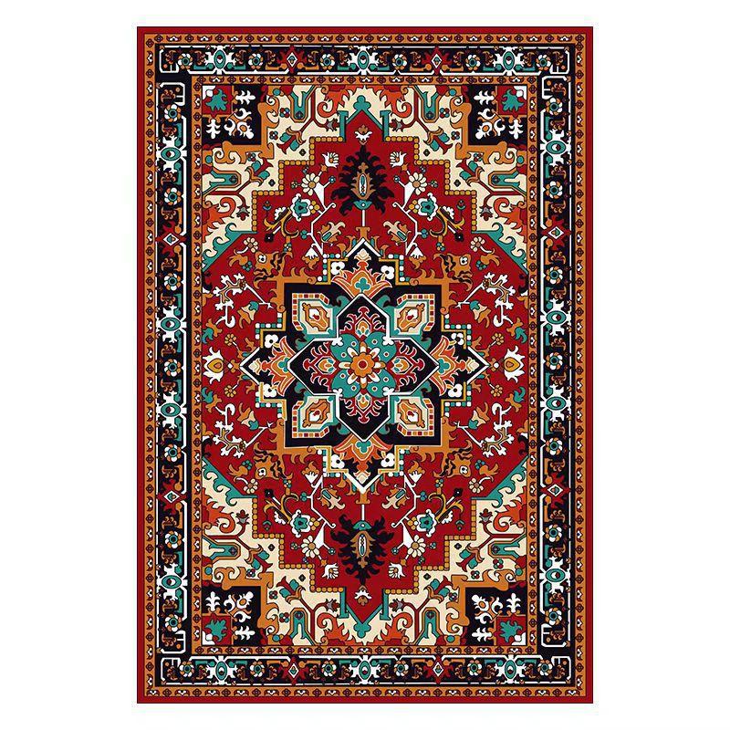 Persian Crystal Velvet Living Room Carpet American Retro Ethnic Style Carpet Hotel Bed And Breakfast Full Of Carpet