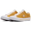 Converse One Star Yellow White Color Block Slip-resistant Lightweight Low-top Skate Shoes Unisex Color Block