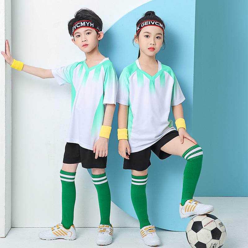 Conjunto de Camiseta de Fútbol de Secado Rápido para Niños y Adultos - Ropa de Entrenamiento y Competición de Verano