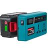 ONEVAN Invertor de Putere 300W DC 18V-21V la AC 220V Invertor cu Baterie Litiu cu Port de Încărcare USB Dublu Pentru Pini Baterie Makita 18V